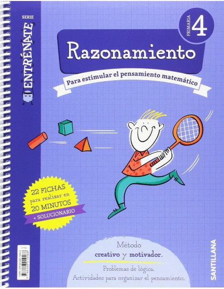 CUADERNO RAZONAMIENTO 4ºPRIMARIA ENTRENATE